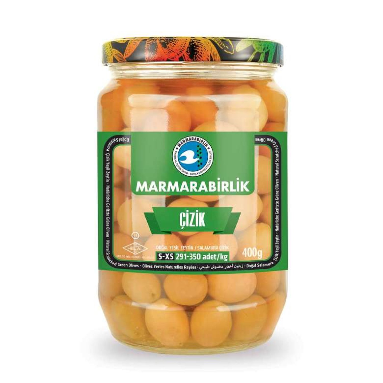 Marmarabirlik Yeşil Zeytin 400 G