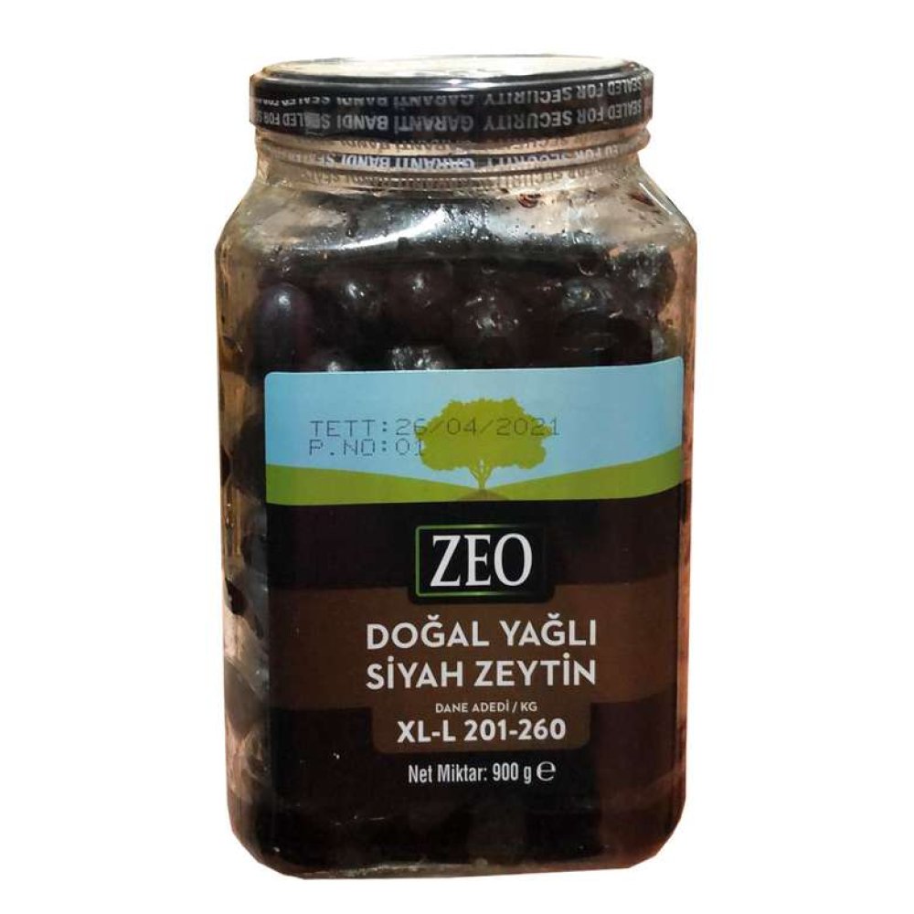 Zeo Siyah Zeytin Xl-l 900 G