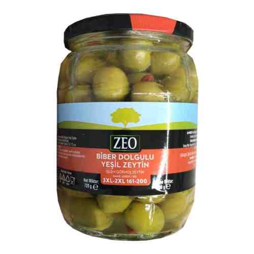 Zeo Yeşil Zeytin Biberli 3xl-2xl 400 G
