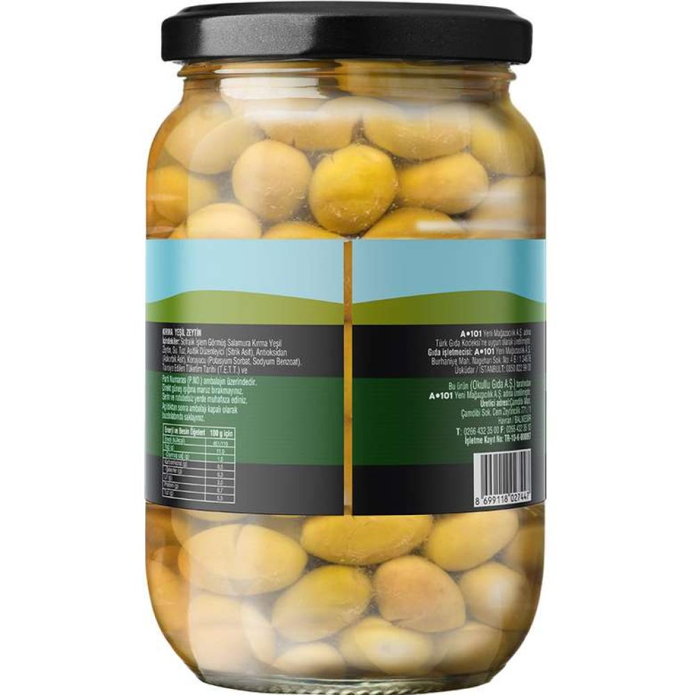 Zeo Yeşil Zeytin Kırma 4xl 400 G