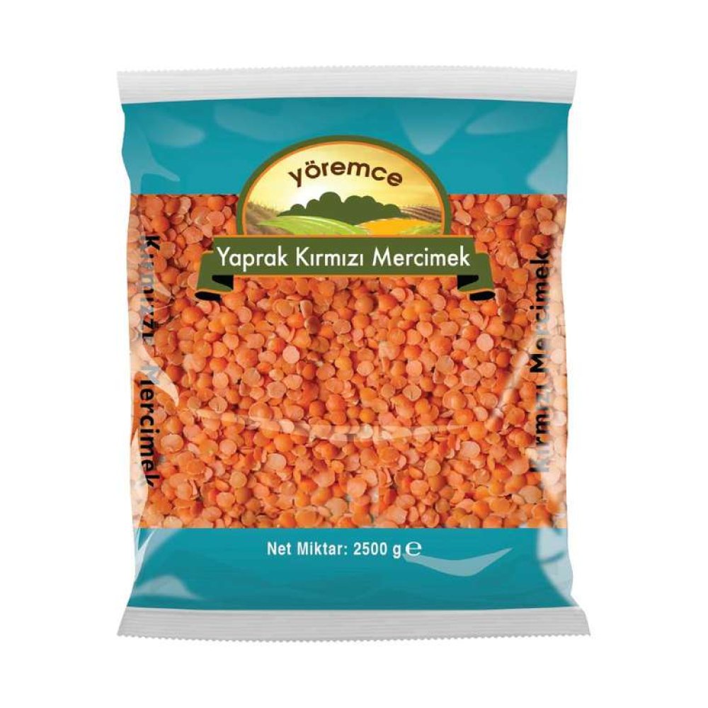 Yöremce Mercimek Kırmızı Yaprak 2500 G