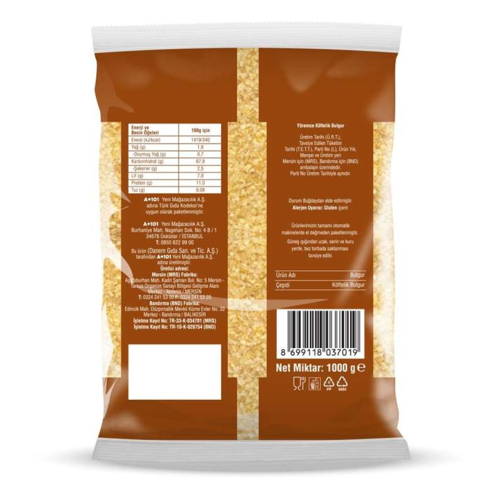 Yöremce Bulgur Köftelik 1000 G