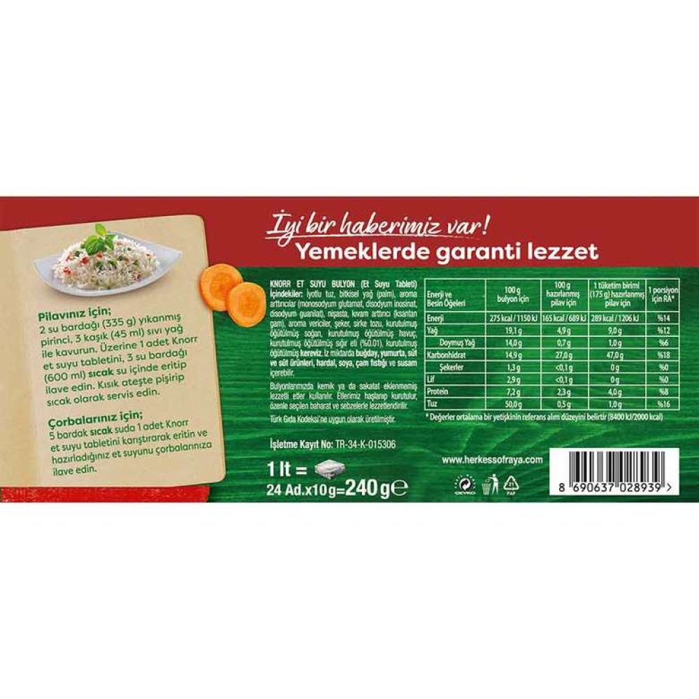 Knorr Bulyon Et 12'li