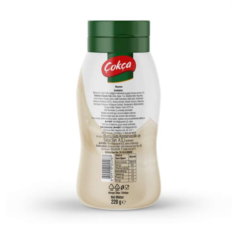 Çokça Mayonez 220 G