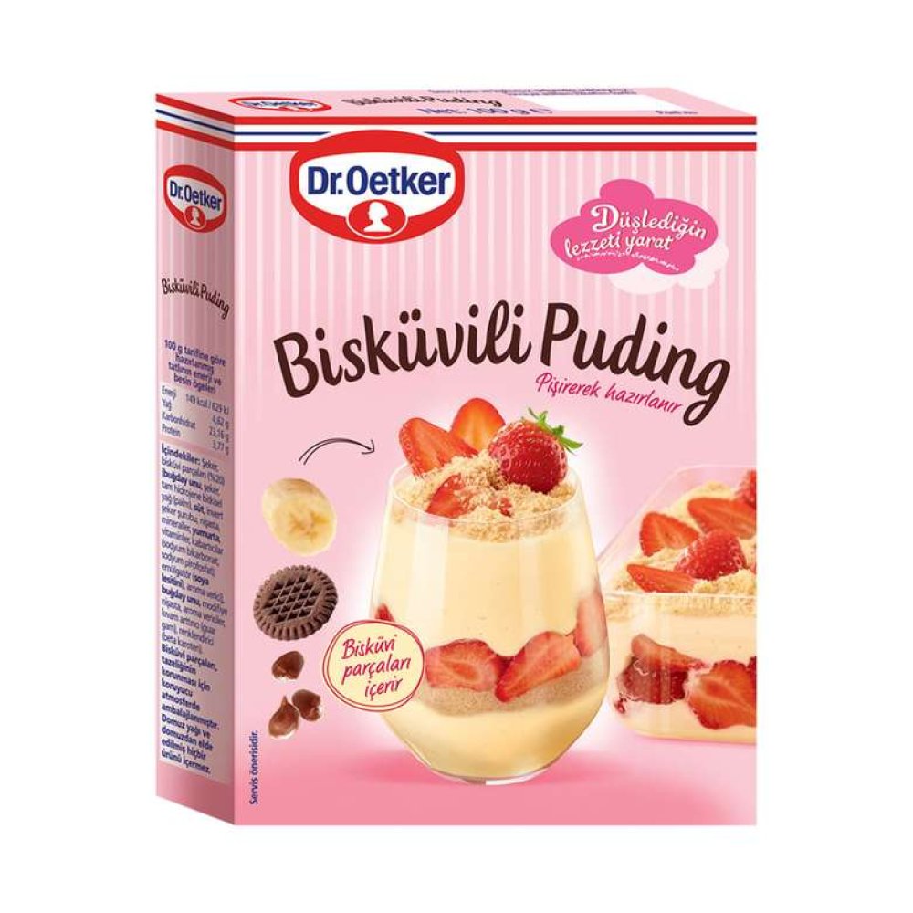 Dr.Oetker Bisküvili Puding 100 G