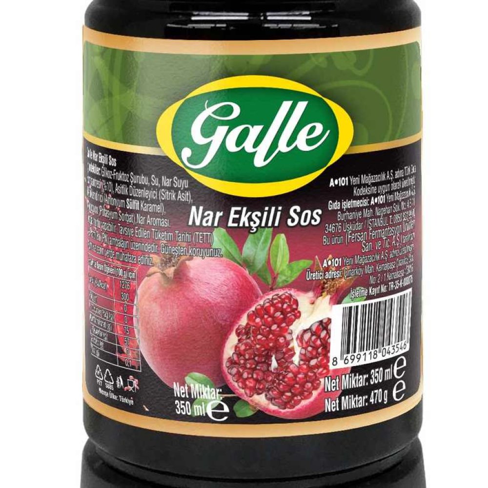 Galle Sos Nar Ekşili 470 G