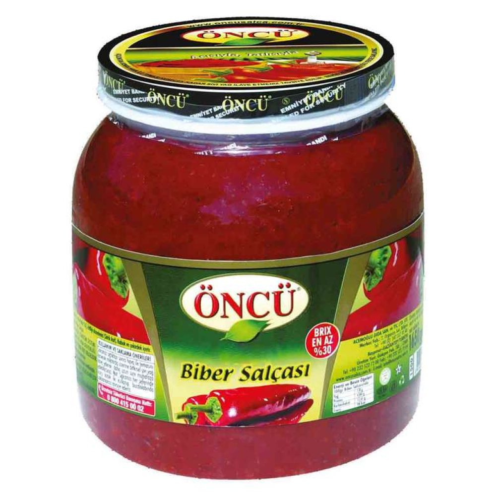 Öncü Salça Biber Tatlı 1650 g