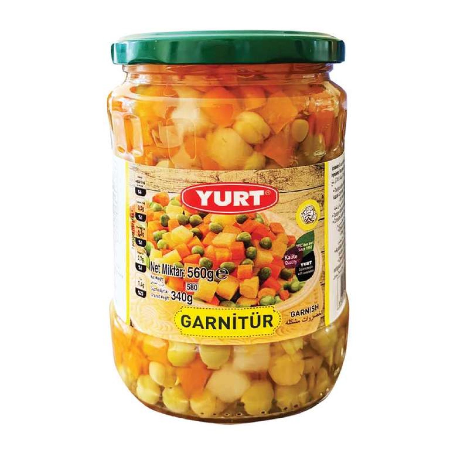 Yurt Konserve Garnitür 560 G