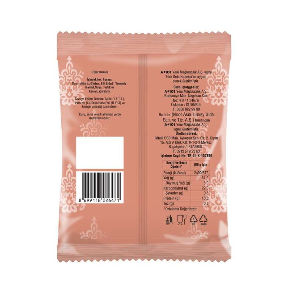 Diyar Baharat Susam 120 G