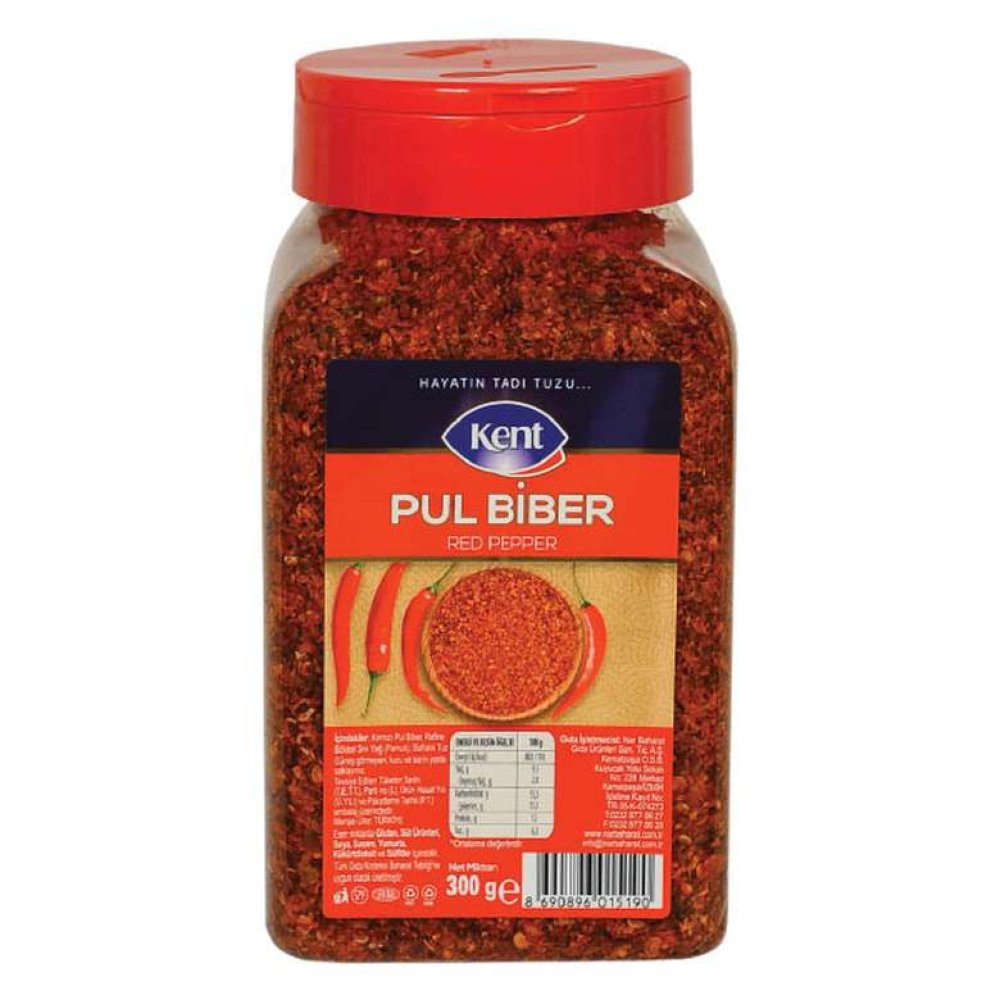Kent Baharat Pul Biber Pet 300 G