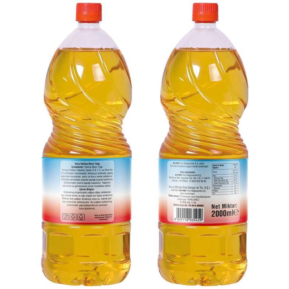 Vera Mısırözü Yağı 2 L
