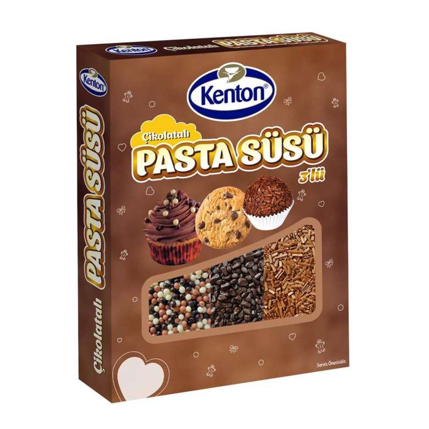 Kenton Pasta Süsü Dekor Kahverengi 60G