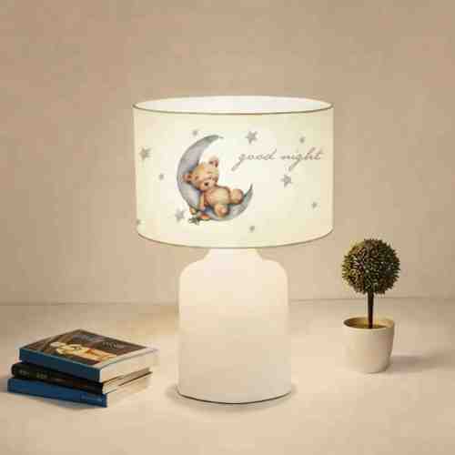 Homing Kumaş Baskılı Çocuk Odası Abajur