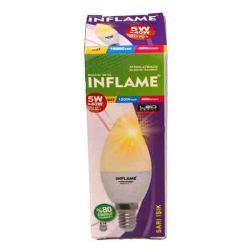 Inflame Led Ampul 5w Sarı E14