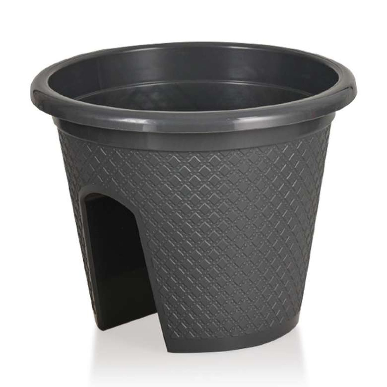 Bodrum Saksı Koyu Gri 6,8 L