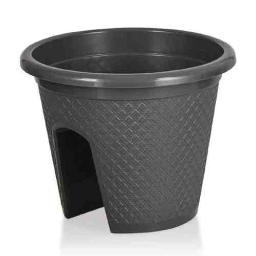 Bodrum Saksı Koyu Gri 6,8 L