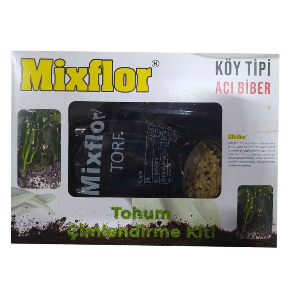 Mixflor Tohum Çimlendirme Kiti-acı Biber