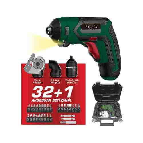 Multi Kafalı Şarjlı Tornavida Seti