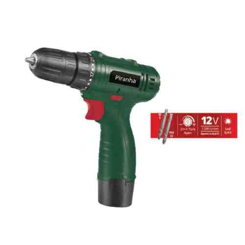 Piranha 12 V Akülü Vidalama Seti