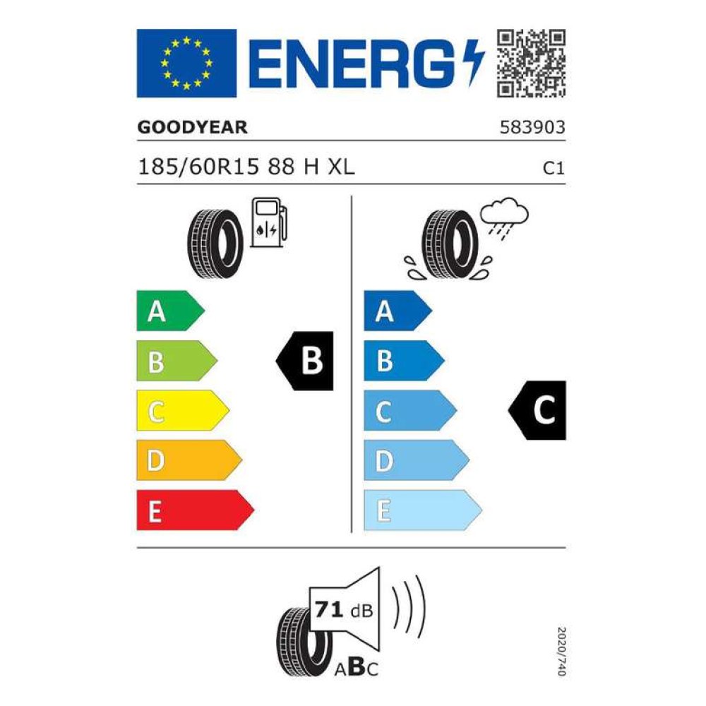 Goodyear 185/60 R15 88H Eagle Sport 2 XL Yaz Oto Lastiği  (Üretim Tarihi: 17.Hafta 2022)
