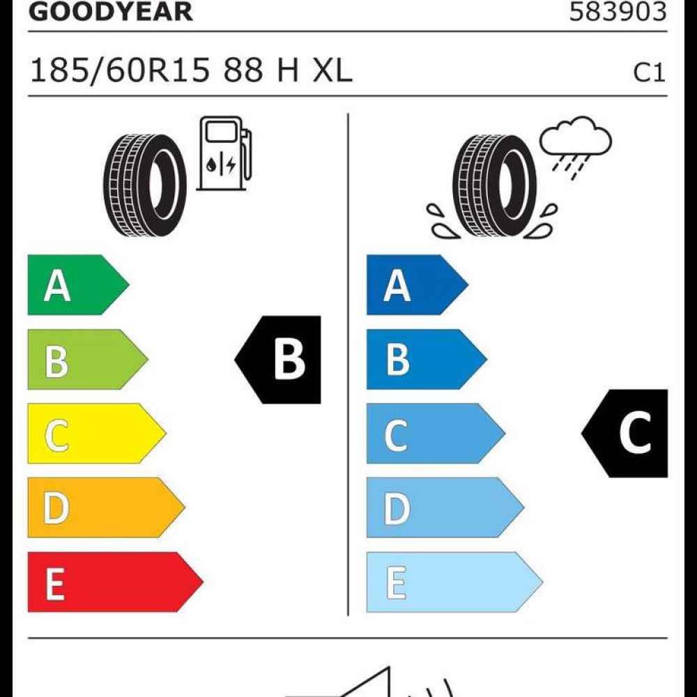 Goodyear 185/60 R15 88H Eagle Sport 2 XL Yaz Oto Lastiği  (Üretim Tarihi: 17.Hafta 2022)