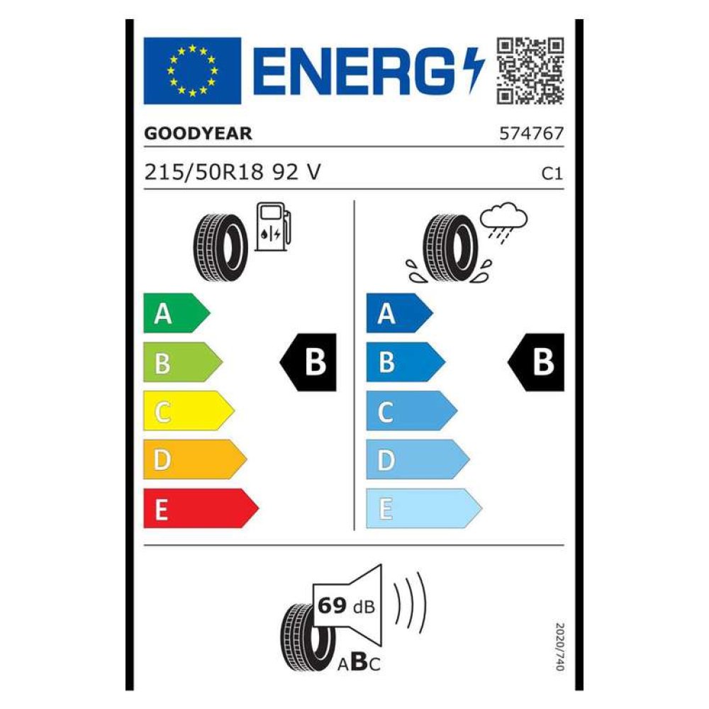 Goodyear 215/50 R18 92V Eagle F1 Asy 3 FP Yaz Oto Lastik  (Üretim Tarihi: 50.Hafta 2020)