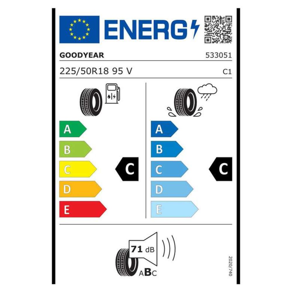 Goodyear 225/50 R18 95V Eagle Sport AS * ROF Yaz Oto Lastiği (Üretim Tarihi: 3.Hafta 2021)