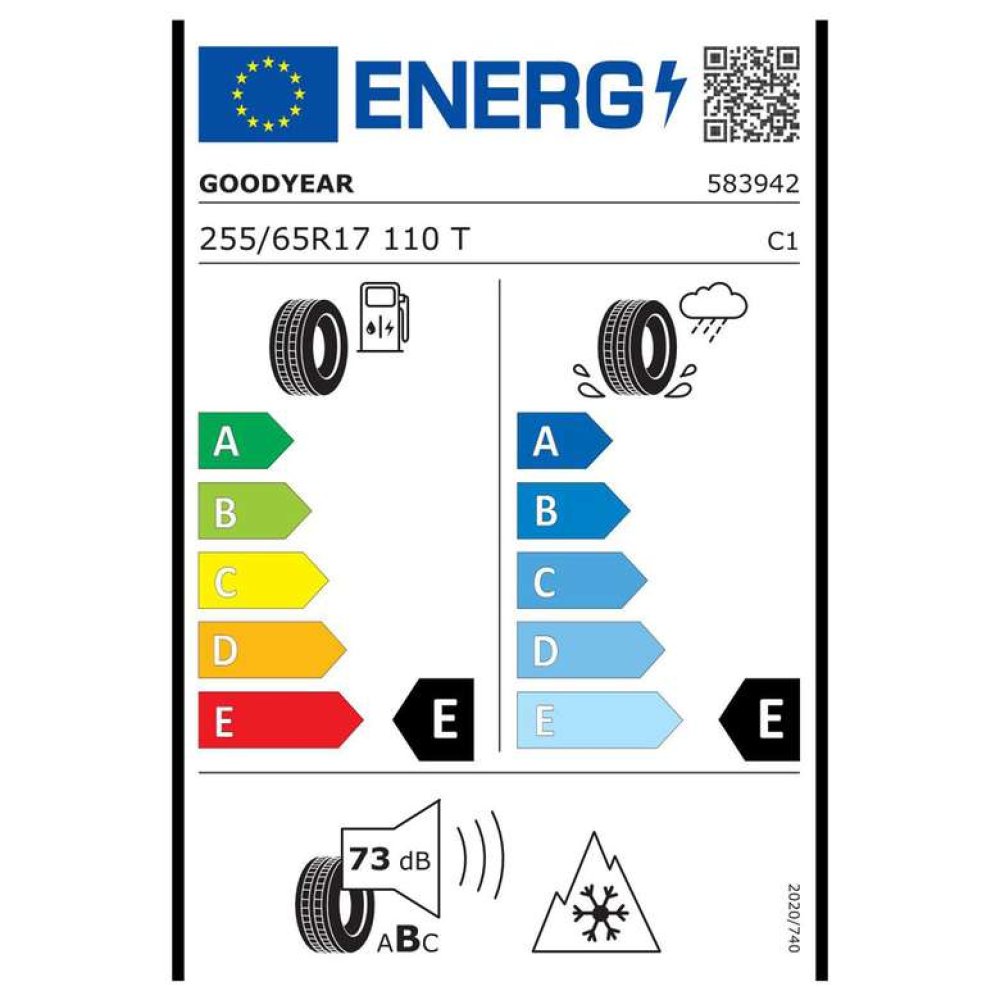 Goodyear 255/65 R17 110T Wrangler At Adventure Yaz Oto Lastiği  (Üretim Tarihi: 41.Hafta 2021)