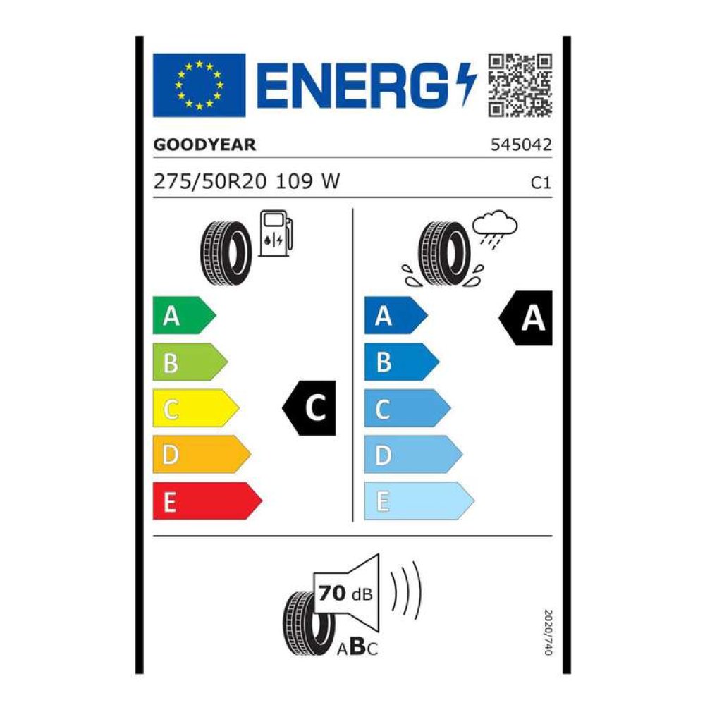 Goodyear 275/50 R20 109W Eagle F1 Asymmetric 3 SUV FP Yaz Oto Lastiği  (Üretim Tarihi: 41.Hafta 2021)