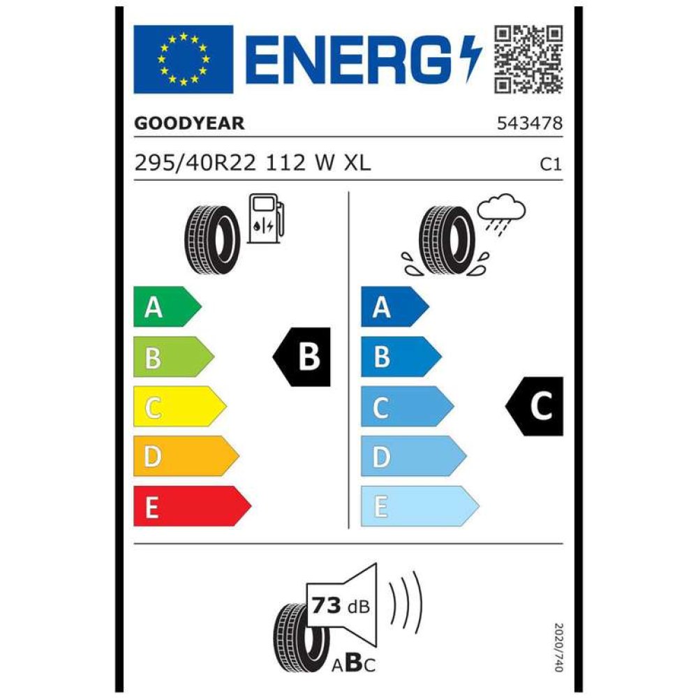 Goodyear 295/40 R22 112W Eagle F1 Asymmetric SUV MO1 XL FP Yaz Oto Lastiği (Üretim Tarihi: 46.Hafta 2021)