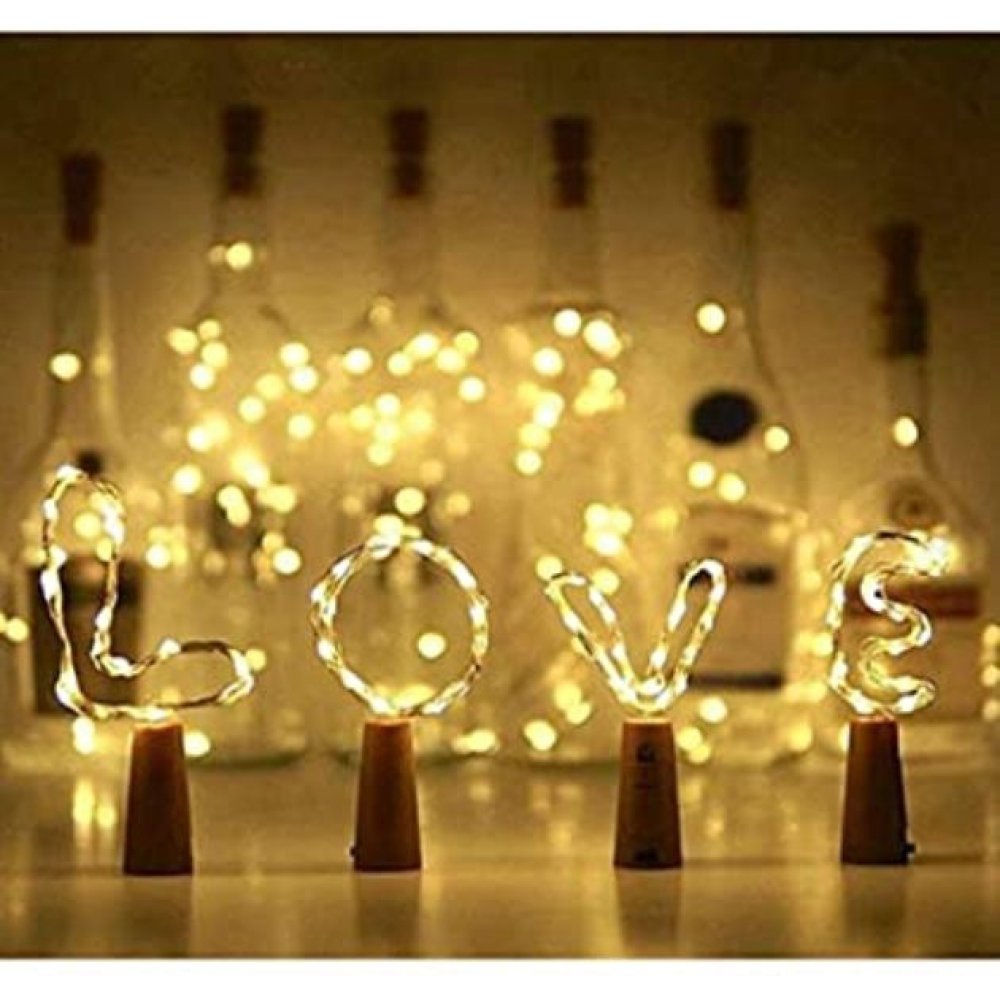 3 Metre Gün Işığı Sarı Renk Pilli Led