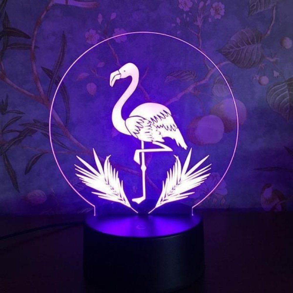 3D Flamingo Gece Lambası