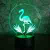 3D Flamingo Gece Lambası