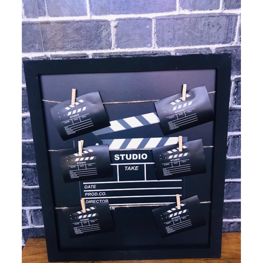 6 Fotoğraflı Klaket Çerçeve