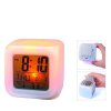7 Renk Değiştiren Dijital Alarmlı Masa Saati