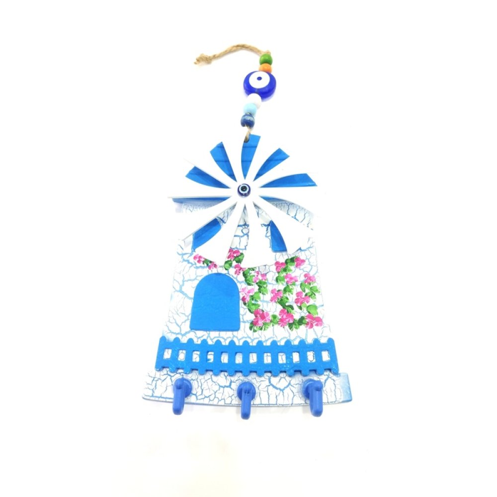 Ahşap Yel Değirmeni Askılık