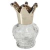 Altın Renk Kral Tacı Nikah Şekeri İçin Cam Şişeler 16 cc