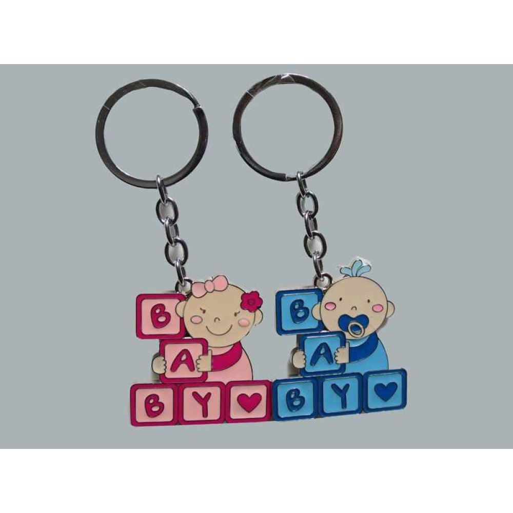 ANAHTARLIK BEBEK BABY YAZILI PEMBE P10-600