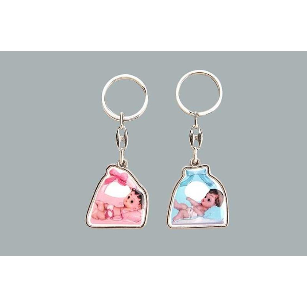 ANAHTARLIK BEBEK FİYONKLU MAVİ P10-300