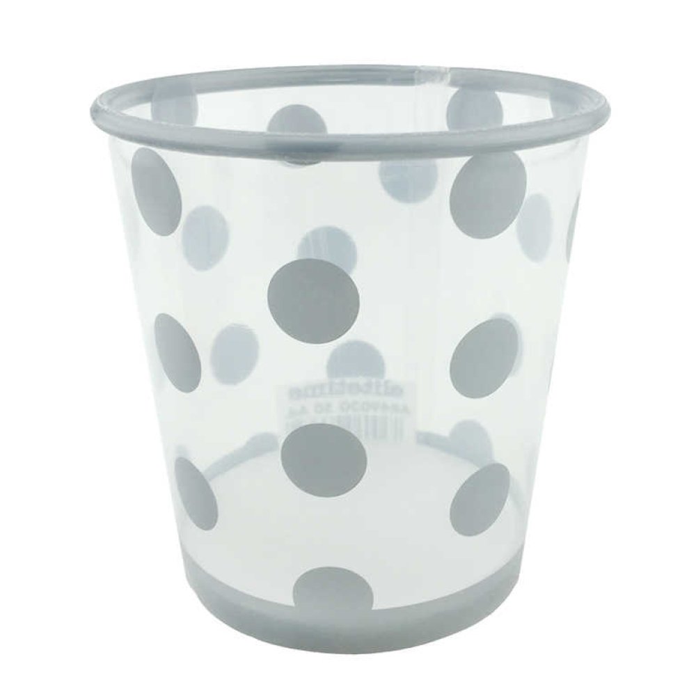 BARDAK PLASTİK 500 CC (DONDURMA BARDAĞI) PUANTİYELİ GÜMÜŞ PK:8 KL:125