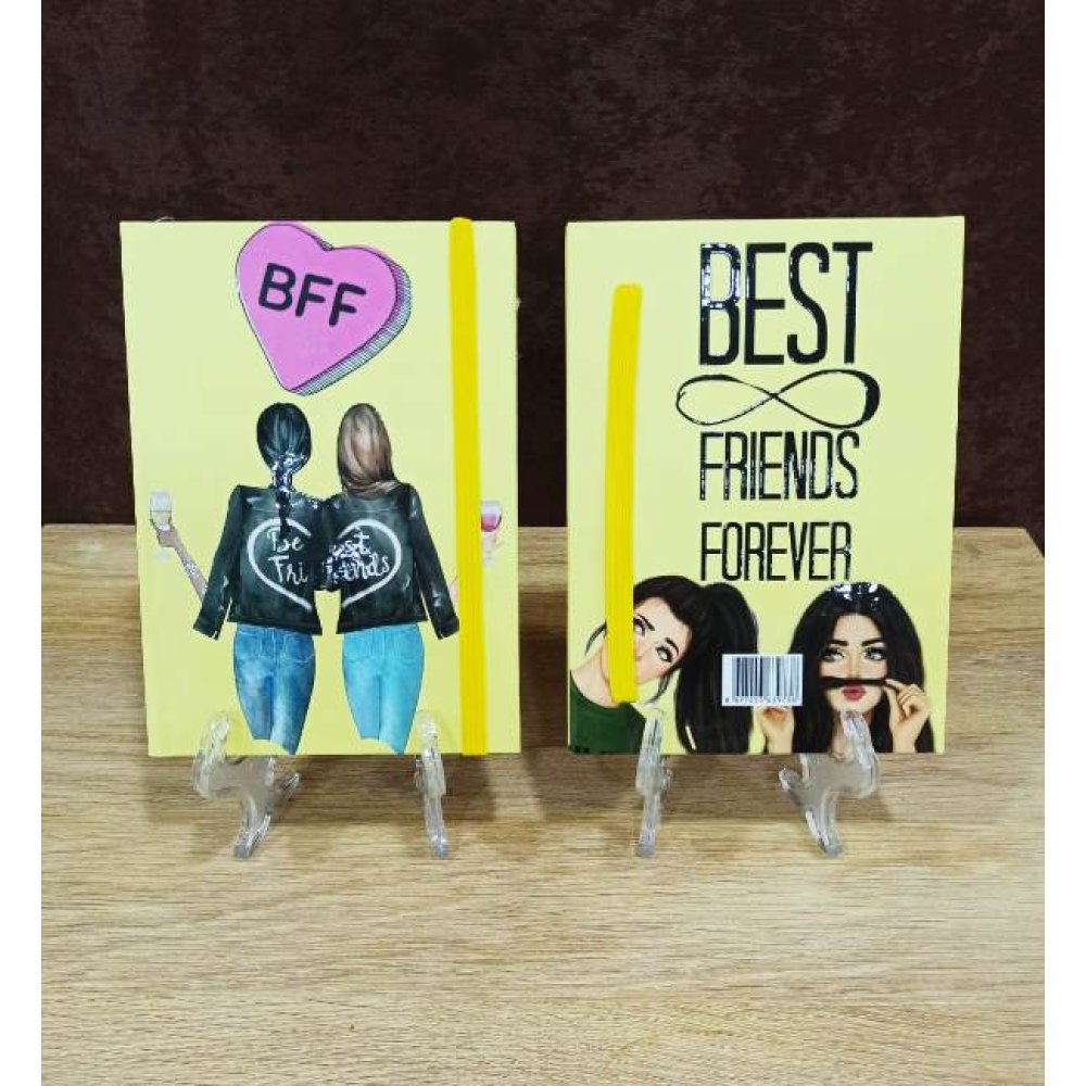Best Friends Baskılı Hediyelik Defter 80 Yaprak