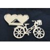 BİSİKLET KALPLİ PLEKSİ İKİ KATLI GÜMÜŞ 4mm PK:10
