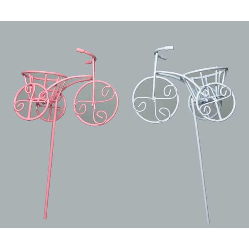 BİSİKLET SEPETLİ ÇUBUKLU PEMBE P10-500