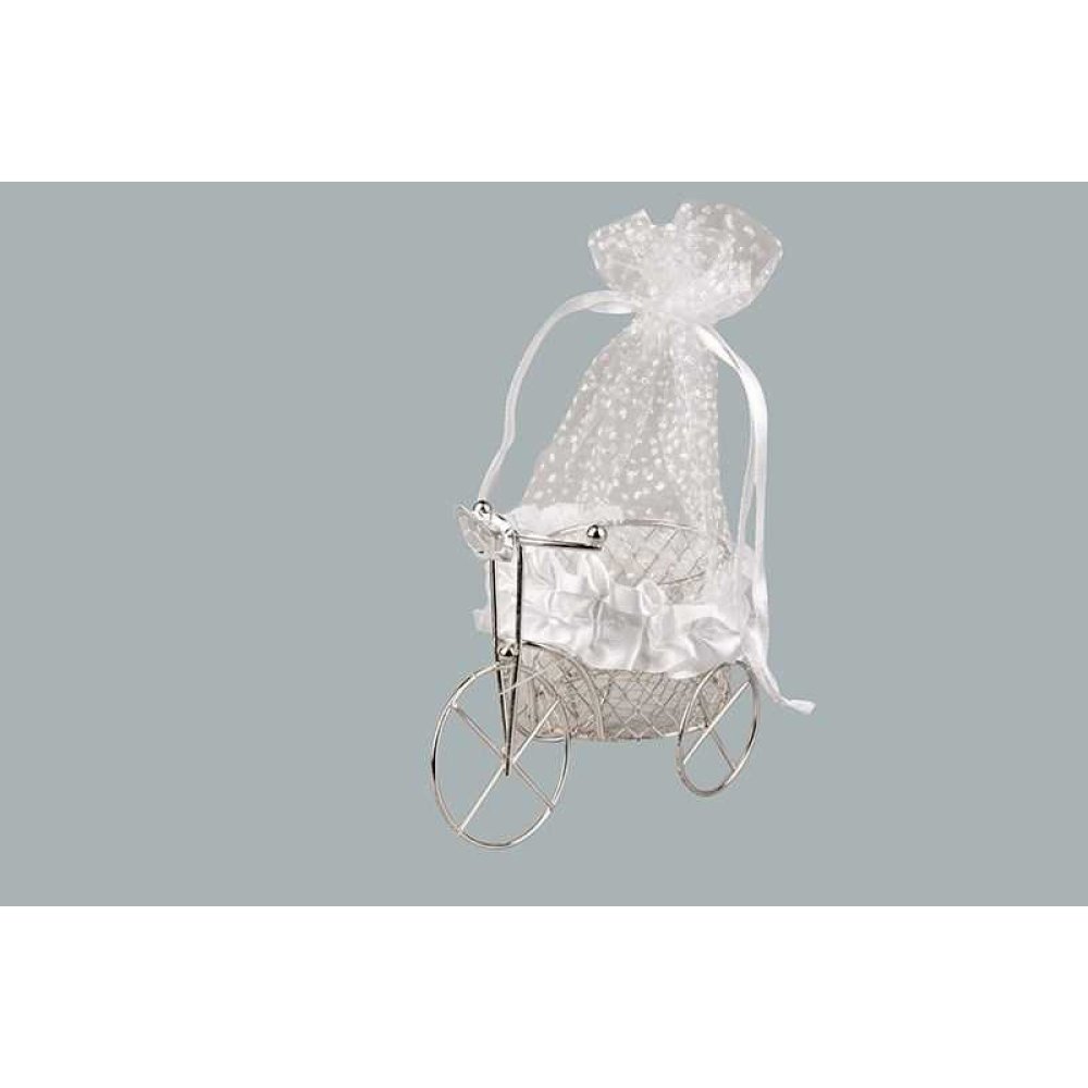 BİSİKLET SEPETLİ KESELİ BEYAZ P10-300