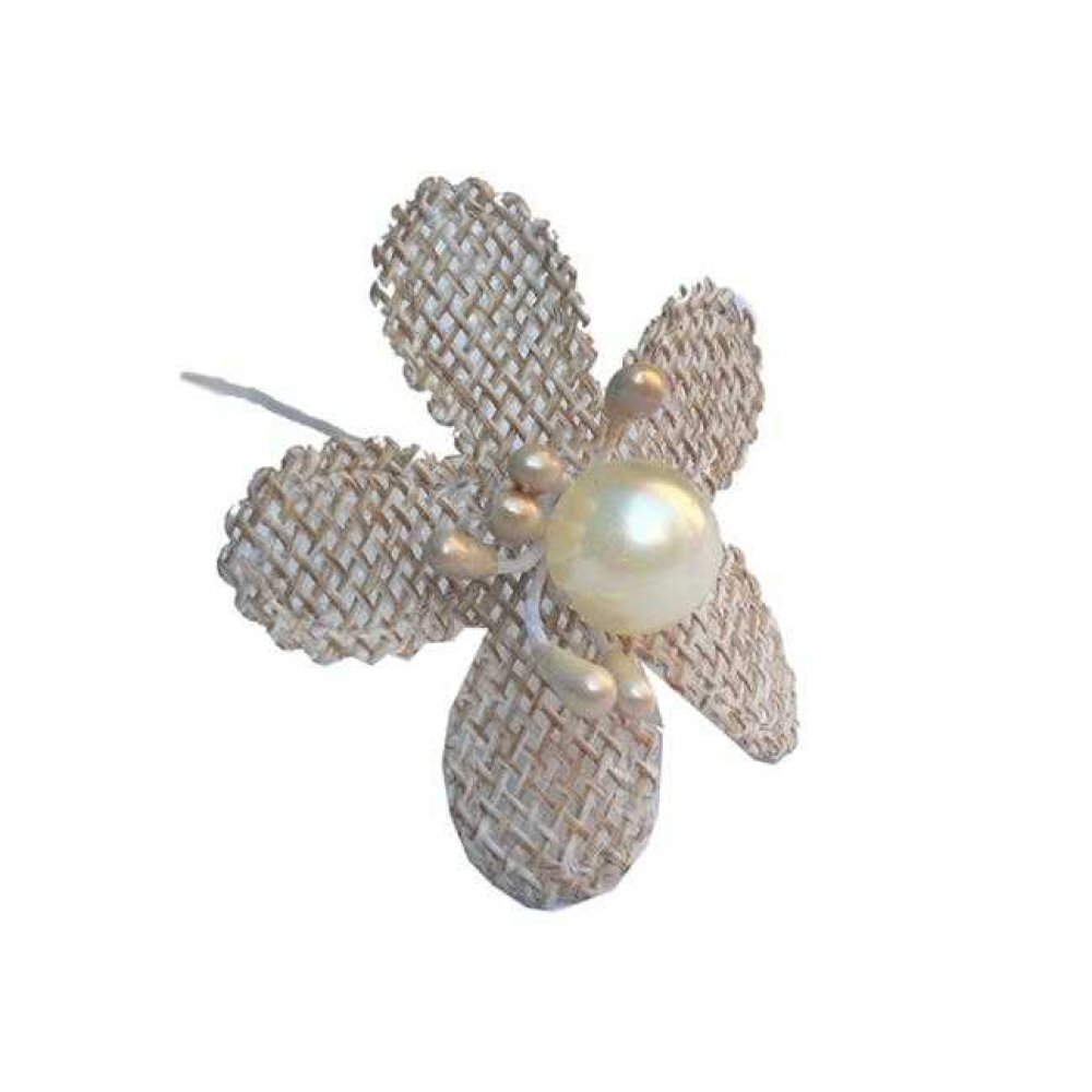 ÇİÇEK  İNCİLİ VE TOMURCUKLU  NATURAL P72-KL100