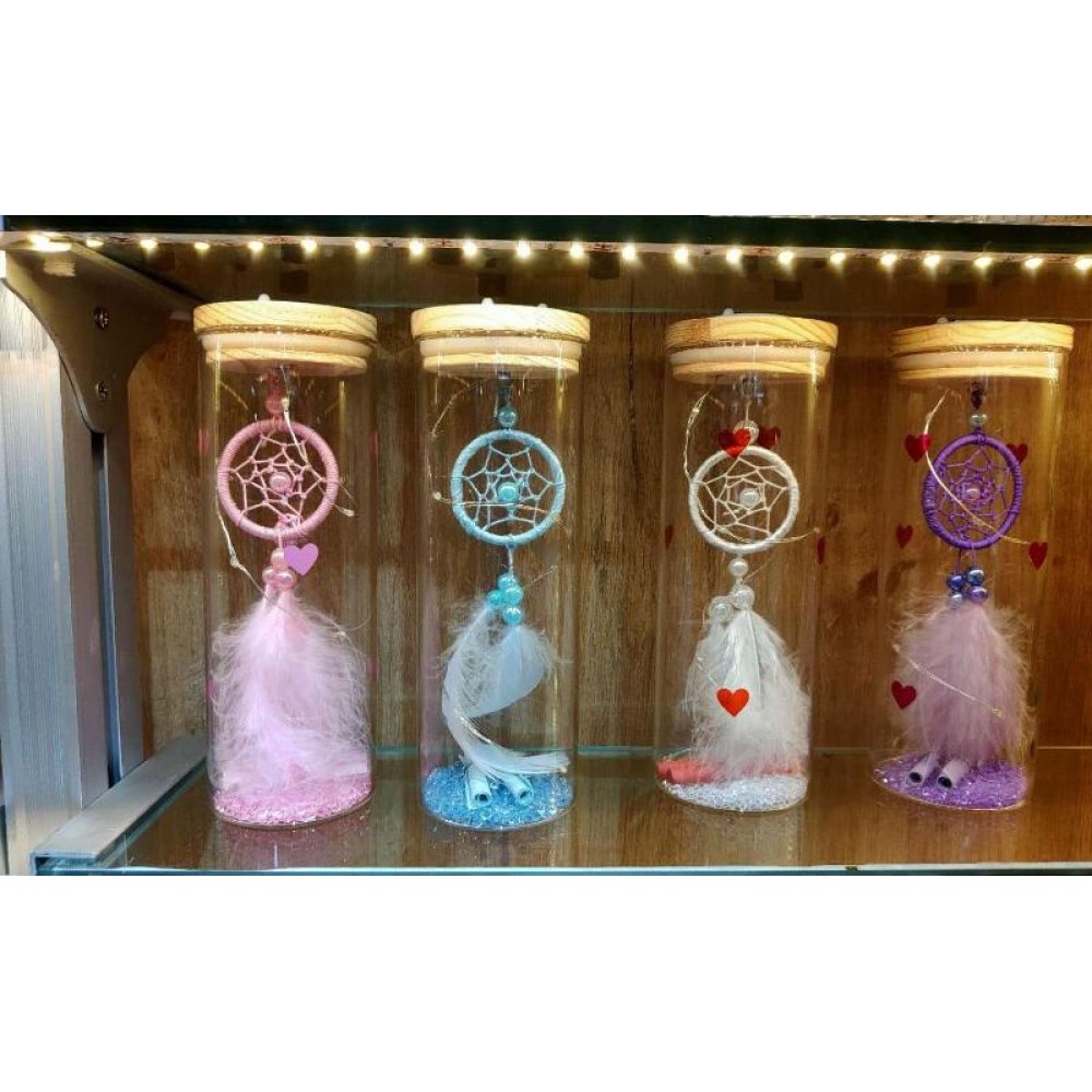 Dekoratif Işıklı Düş Kapanı Fanus