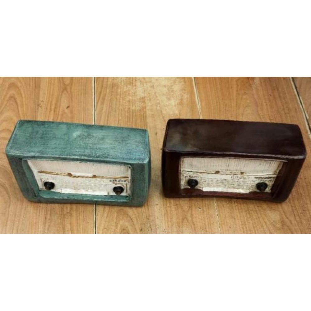 Dekoratif Polyester Radyo Biblo