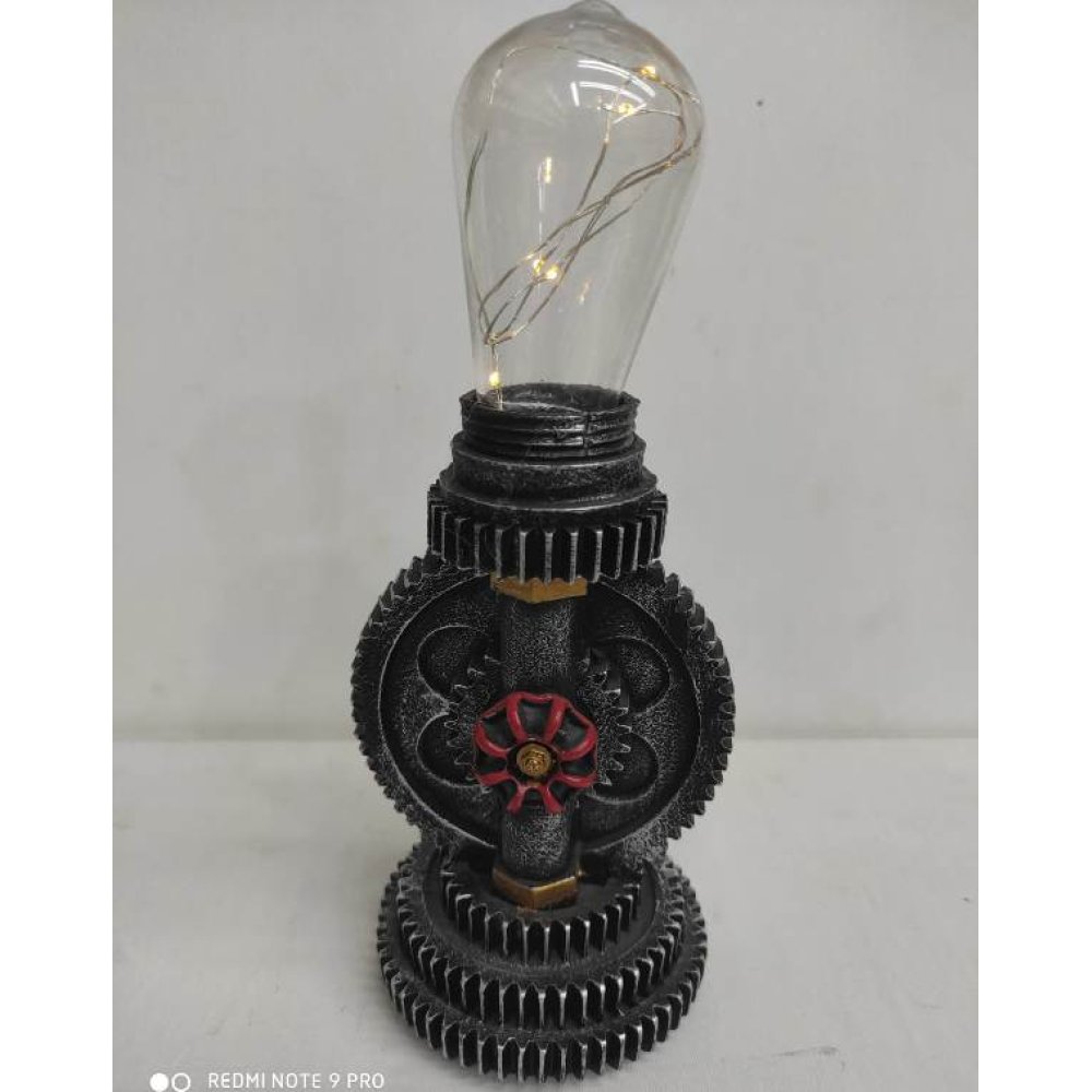 Dekoratif Polyester Tekerlek Masa Lambası