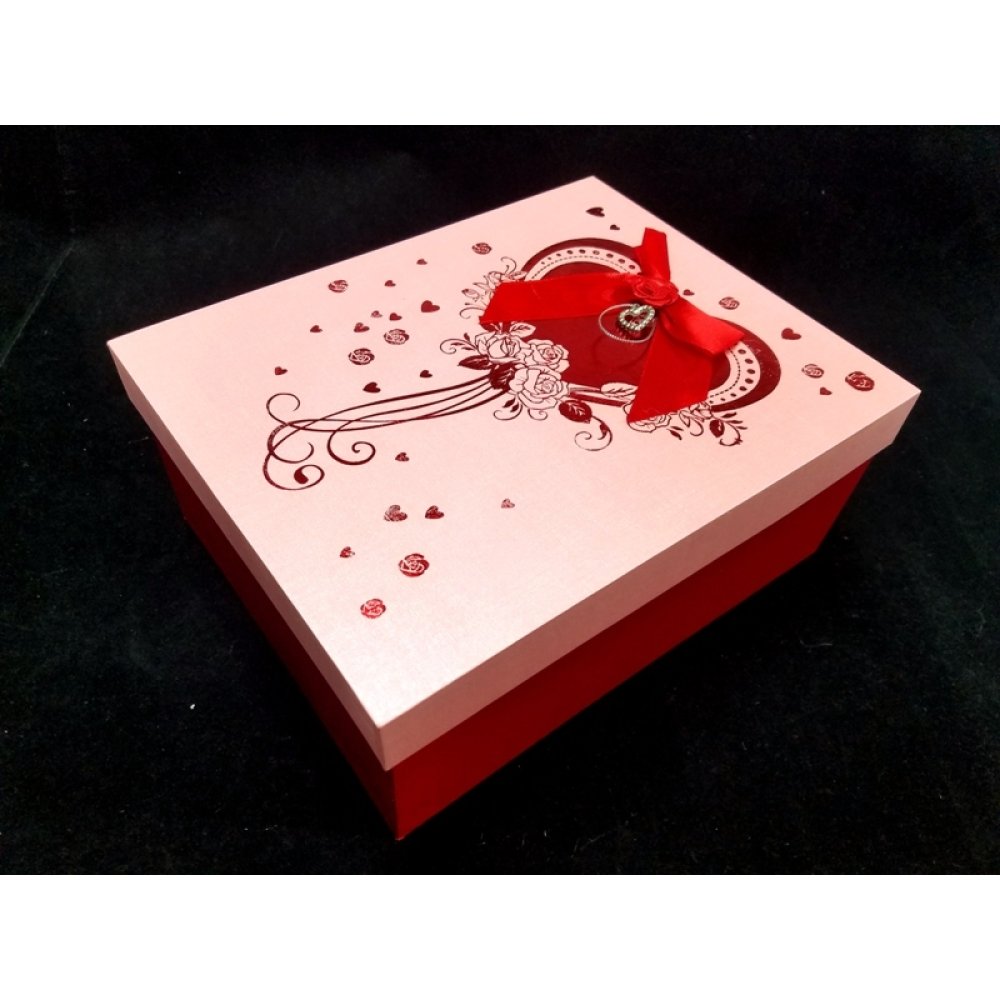 Desenli Dikdörtgen Hediye Kutuları 3 lü