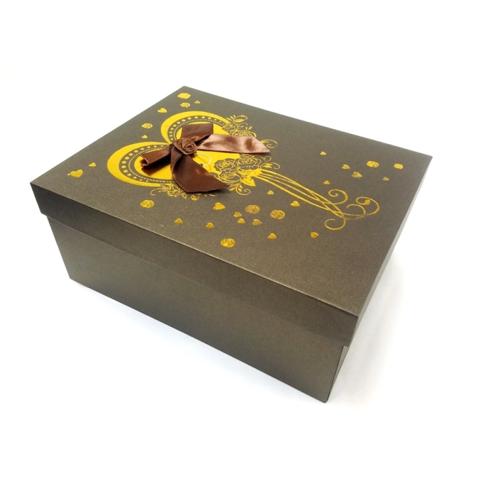 Desenli Dikdörtgen Hediye Kutuları 3 lü